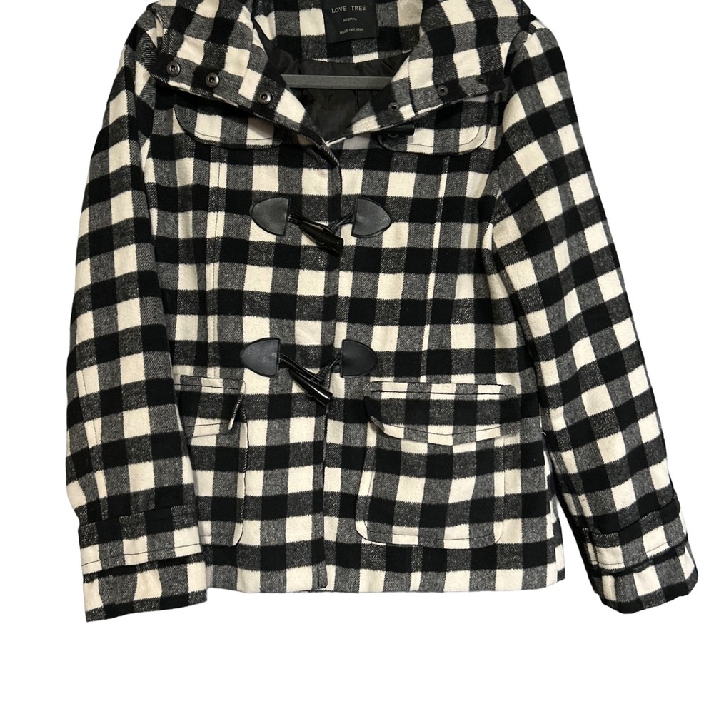 Love Tree Plaid Jacket - Picture 1 of 7